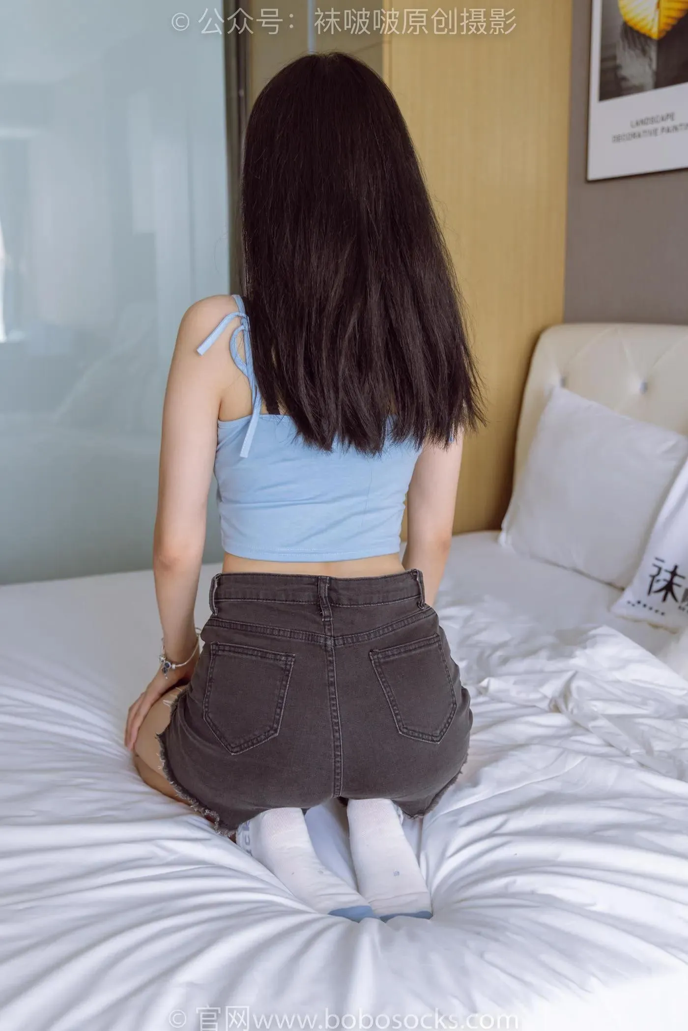 [BoBoSocks袜啵啵]NO.174 小甜豆-高跟长靴、白棉袜、裸足 [178P]插图6